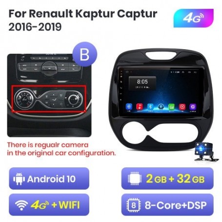 Equipo Multimedia para Renault Kaptur Captur (2016-2019)