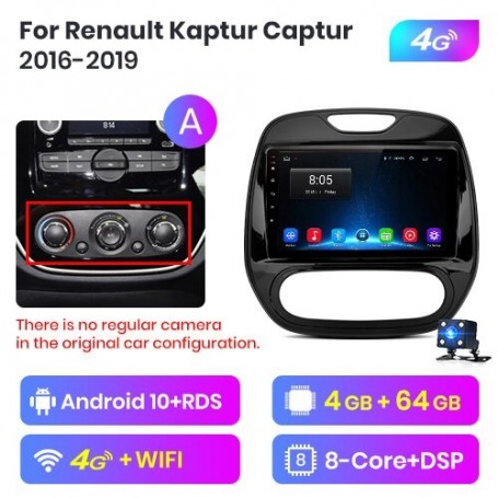 Equipo Multimedia para Renault Kaptur Captur (2016-2019)