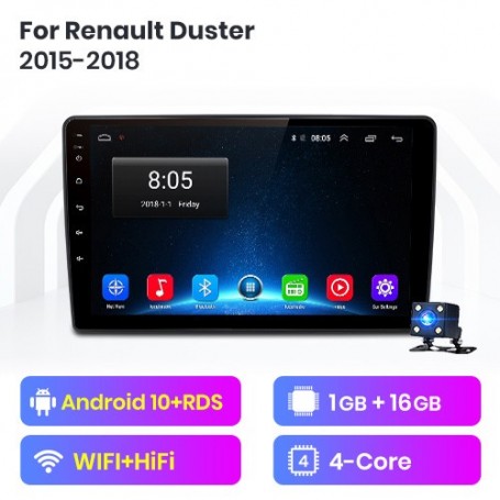 Radio Navegador Android para Renault Dacia Duster (2015-2018)