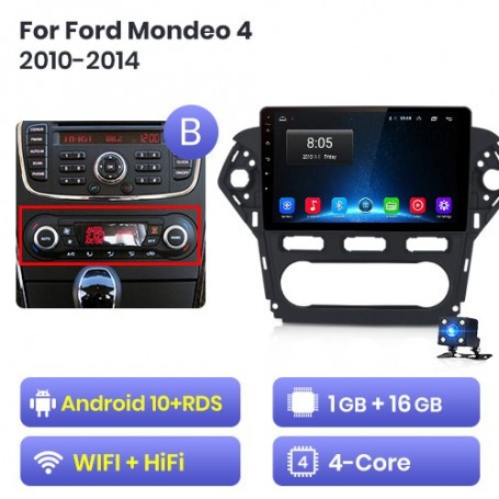 Radio Navegador Android para Ford Mondeo (2010-2014)