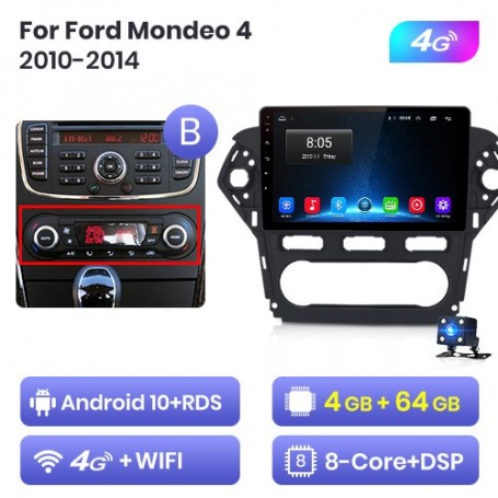 Radio Navegador Android para Ford Mondeo (2010-2014)