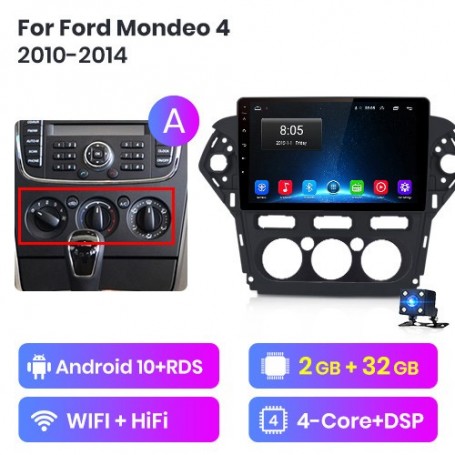 Radio Navegador Android para Ford Mondeo (2010-2014)
