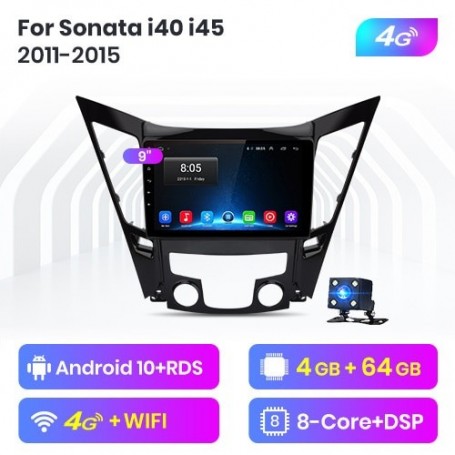 Radio Navegador Android para Hyundai Sonata 6 YF i40 i45 (2011-2015)