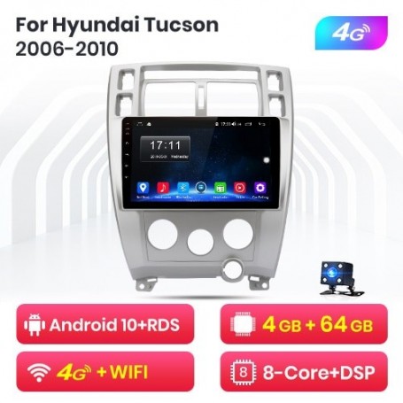 Radio Navegador Android para Hyundai Tucson (2004-2009)