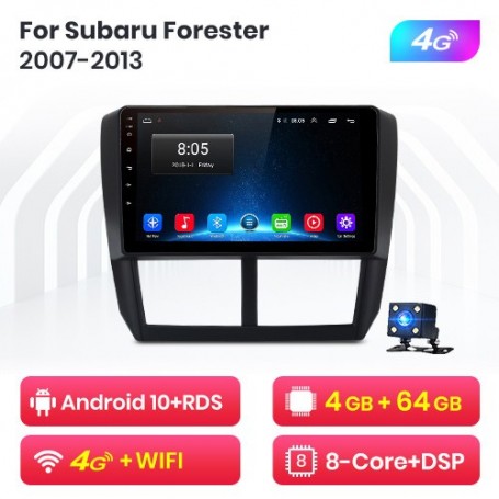 Radio Navegador Android para Subaru Forester 3 y Subaru Impreza (2007-2013)