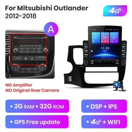 Equipo Multimedia Vertical para Mitsubishi Outlander 3 (2012-2018)