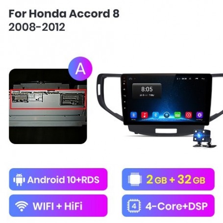 Equipo Multimedia para Honda Accord 8 (2008 - 2012)