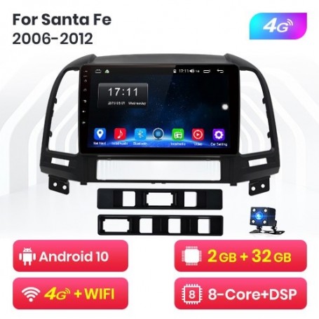 Radio Navegador Android para Hyundai Santa Fe (2006-2012)