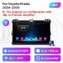 Radio Navegador Android para Toyota Land Cruiser Prado 120 (2004 - 2009)