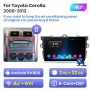 Radio Navegador Android para Toyota Corolla E140 E150 (2006-2013)