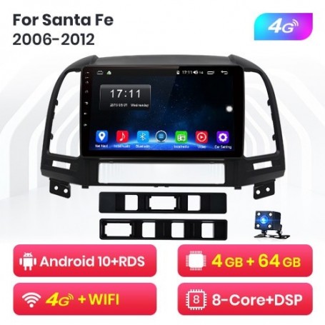 Radio Navegador Android para Hyundai Santa Fe (2006-2012)
