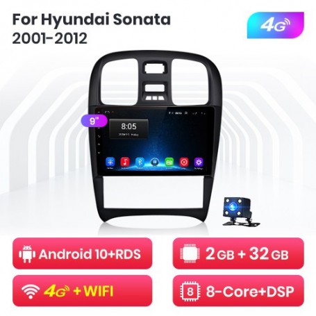 Radio Navegador Android para Hyundai Sonata (2001-2012)
