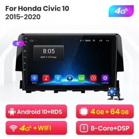 Equipo Multimedia para Honda Civic 10 (2015-2020)