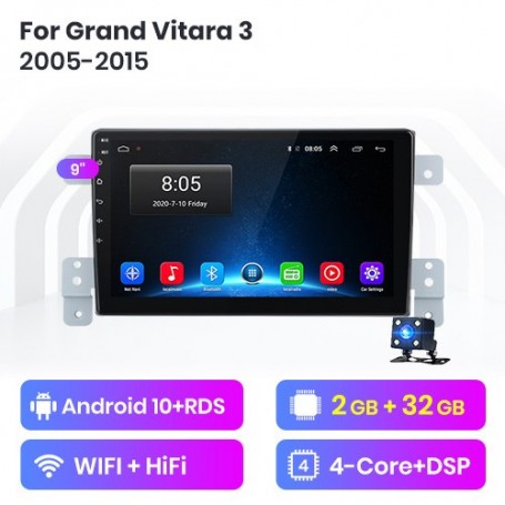 Radio Navegador Android para Suzuki Grand Vitara 3 (2005-2015)
