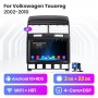 Radio Navegador Android para VW Volkswagen Touareg (2002-2010)