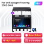 Radio Navegador Android para VW Volkswagen Touareg (2002-2010)