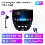 Radio Navegador Android para Toyota Aygo, Peugeot 107, Citroen C1 (2005-2014)