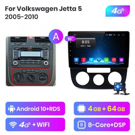 Equipo Multimedia para Volkswagen Jetta 5 (2005-2010)