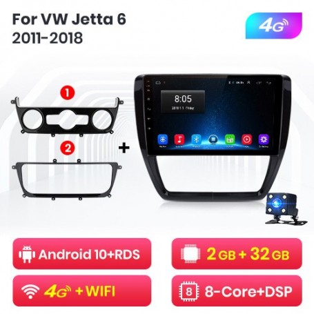 Radio Navegador Android para VW Jetta 6 (2011-2018)