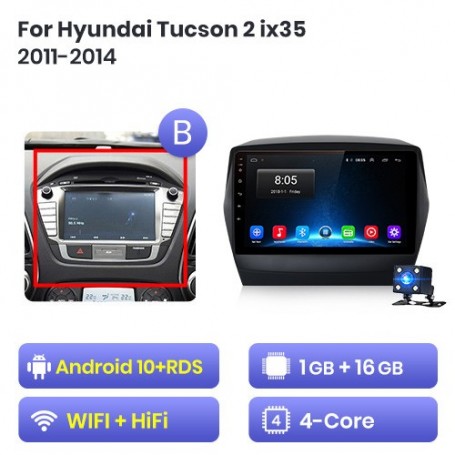 Radio Navegador Android para Hyundai Tucson 2 y IX35 (2009-2015)