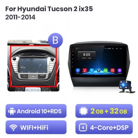 Radio Navegador Android para Hyundai Tucson 2 y IX35 (2009-2015)