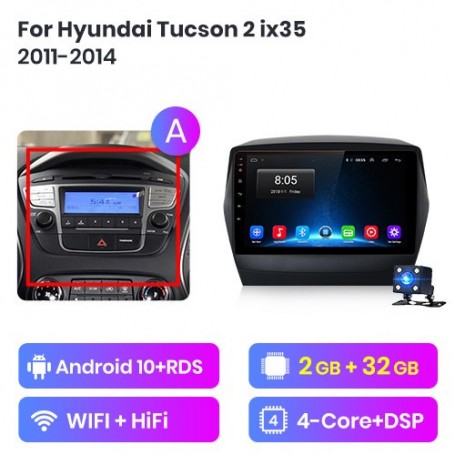 Radio Navegador Android para Hyundai Tucson 2 y IX35 (2009-2015)
