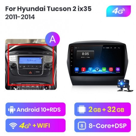 Radio Navegador Android para Hyundai Tucson 2 y IX35 (2009-2015)