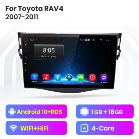 Radio Navegador Android para Toyota Rav4 (2007 - 2011)