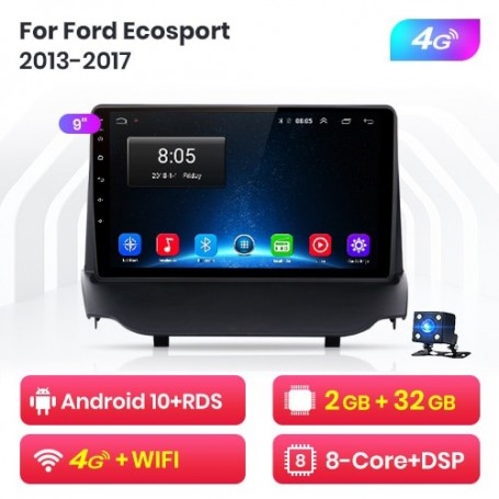 Radio Navegador Android para Ford Ecosport (2013-2017)