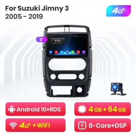 Equipo Multimedia para Suzuki Jimny 3 (2005-2019)