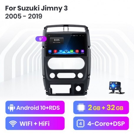 Radio Navegador Android para Suzuki Jimny 3 (2005-2019)