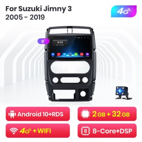 Radio Navegador Android para Suzuki Jimny 3 (2005-2019)