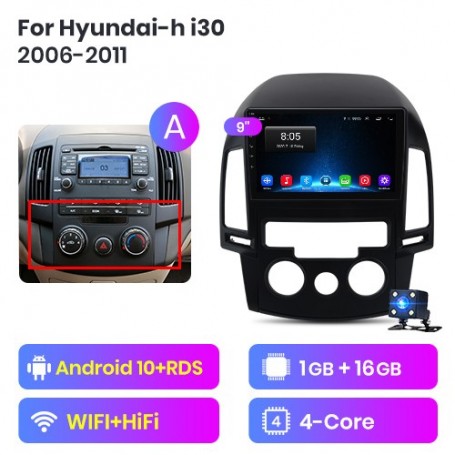 Radio Navegador Android para Hyundai i30 (2006-2011)