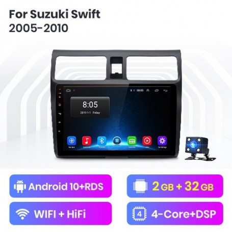 Radio Navegador Android para Suzuki Swift (2005-2010)