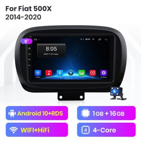 Radio Navegador Android para Fiat 500X (2014-2020)