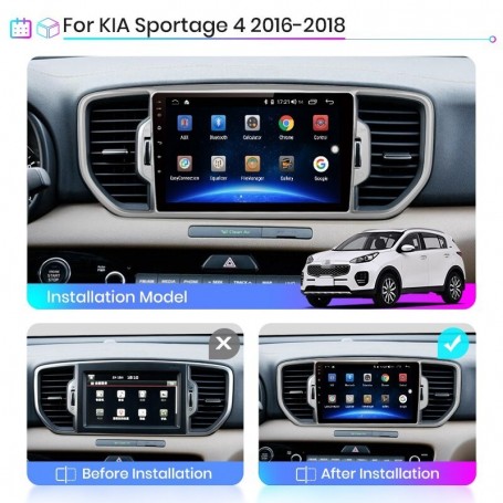 Radio Navegador Android para Kia Sportage 4 (2016-2018)