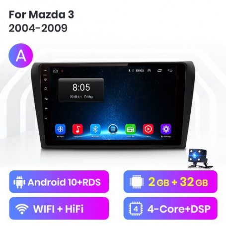 Radio Navegador Android para Mazda 3 (2004-2013)