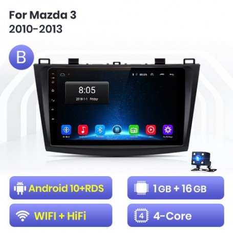 Radio Navegador Android para Mazda 3 (2004-2013)