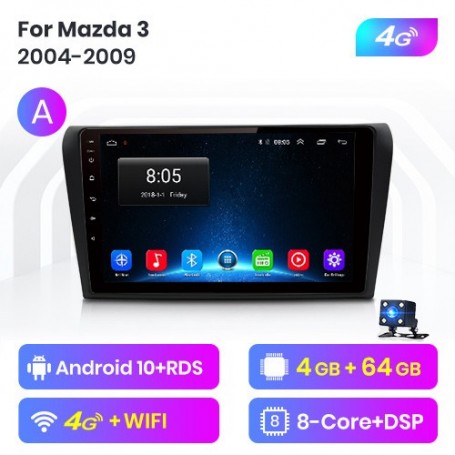 Radio Navegador Android para Mazda 3 (2004-2013)