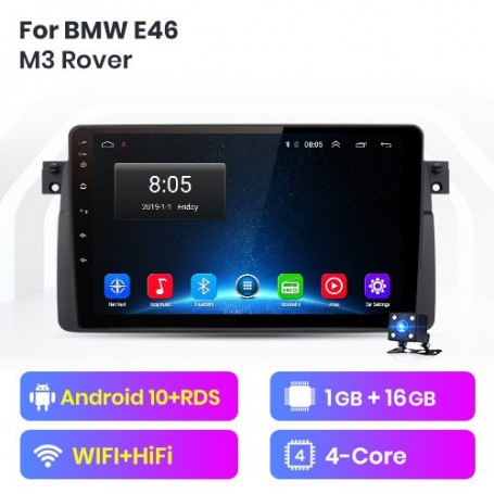 Radio Navegador Android para BMW E46 Coupe / M3 / Rover (1998 - 2006)