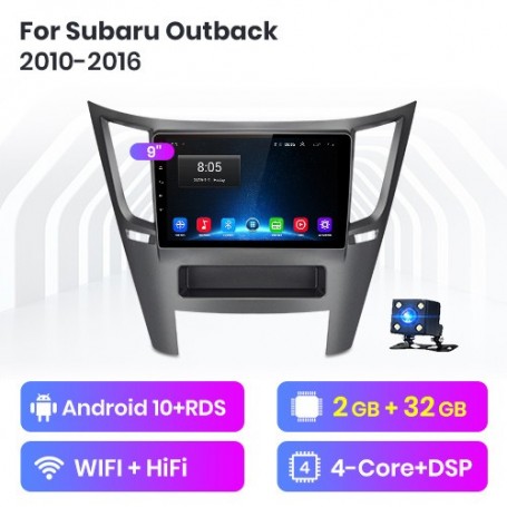 Radio Navegador Android para Subaru Outback (2010-2016)