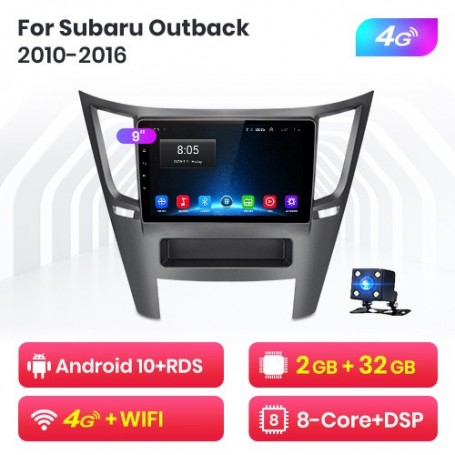 Radio Navegador Android para Subaru Outback (2010-2016)