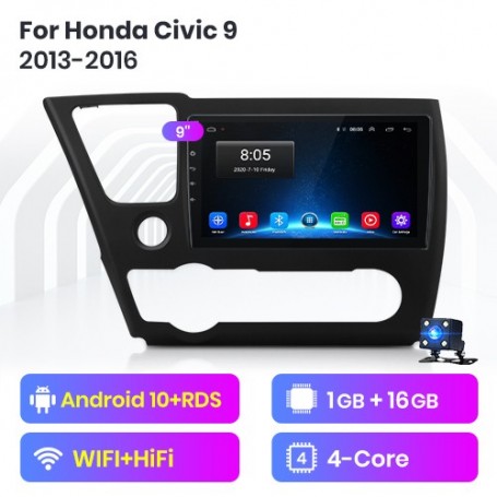 Radio Navegador Android para Honda Civic 9 2013-2016