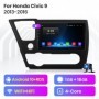 Radio Navegador Android para Honda Civic 9 2013-2016