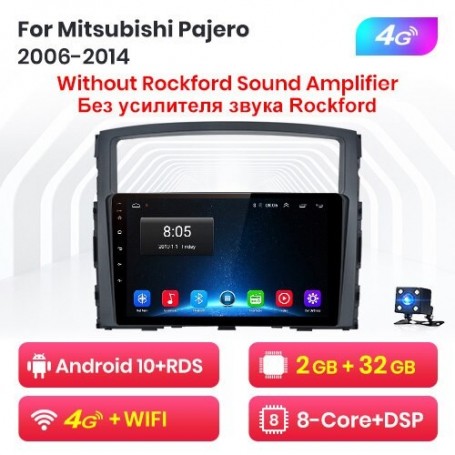 Radio Navegador Android para Mitsubishi Montero V80 V90 (2006 - 2014)