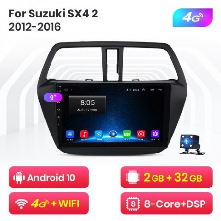 Radio Navegador Android para Suzuki SX4 S-Cross (2012-2016)
