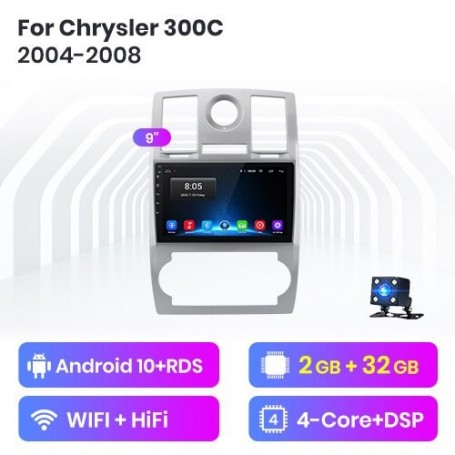 Radio Navegador Android para Chrysler 300C (2004-2007)