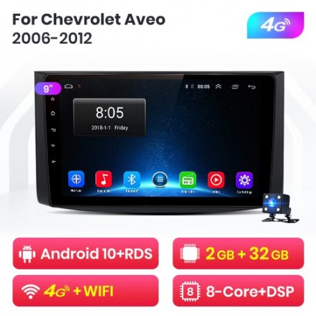 Radio Navegador Android para Chevrolet AVEO (2006-2012)