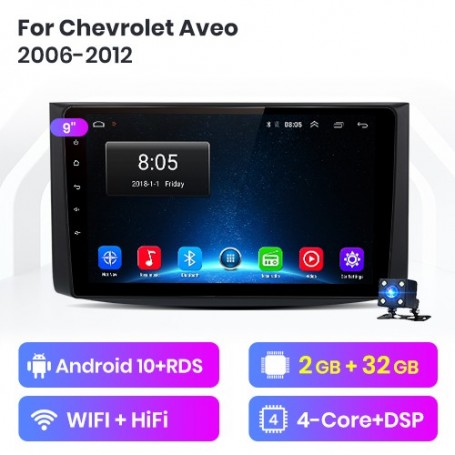 Radio Navegador Android para Chevrolet AVEO (2006-2012)