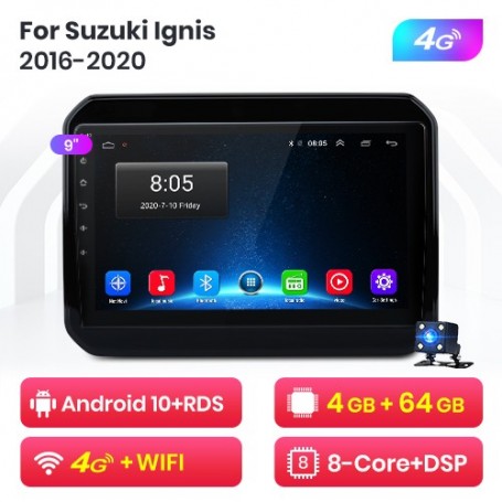 Radio Navegador Android para Suzuki Ignis (2016-2020)